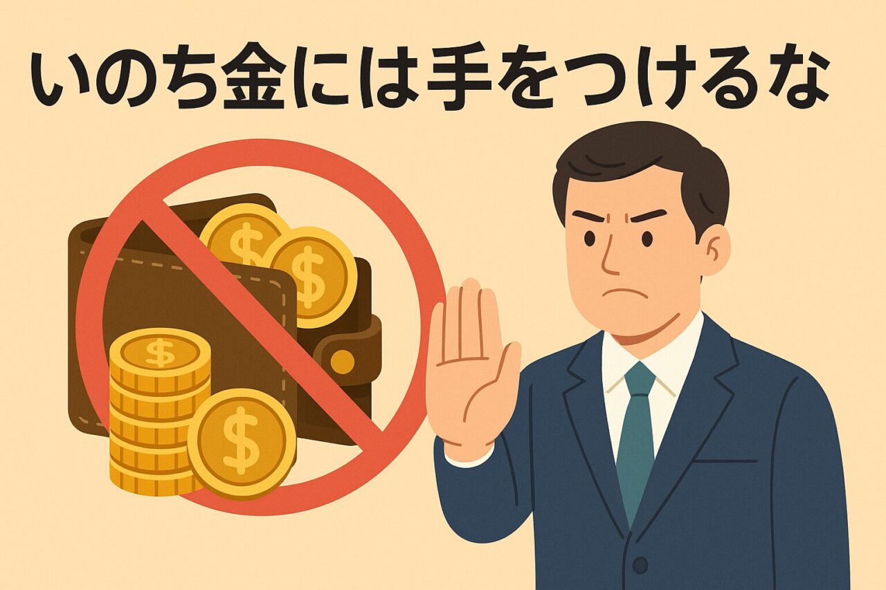 いのち金には手をつけるなとは